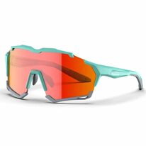 Cycling sunglasses Magicshine VERSATILER Classic (pink/turquoise)