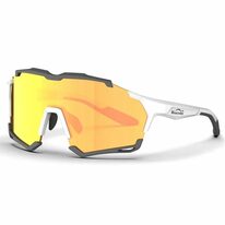 Cycling sunglasses Magicshine VERSATILER (gold/grey)