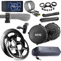 E-bike kit for non-electric bike AEG 350W 36V 10,4Ah // 44T, with battery 