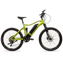 Электровелосипед Prophete E-MTB 27,5" // 10G размер 19" (48 см) (неоновый зеленый)