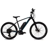 Электровелосипед RAVEN Squad AEG 350W, 27,5" // 10G размер 19" (48см) (черный/синий) 