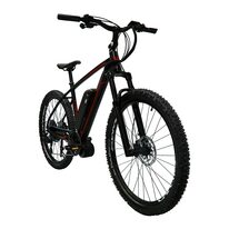 E-bike RAVEN Squad AEG 350W, 27,5" // 10G size 19" (48cm) (black/red) 