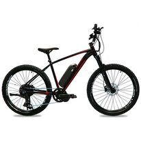 Электровелосипед RAVEN Squad AEG 350W, 27,5" // 10G размер 21" (53см) (черный/красный) 