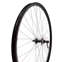 Front wheel 28/29" double Runner rim, Shimano TX505 hub, CenterLock disc, cassette, 36H, quick release