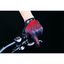 Gloves FORCE Angle (black/red) M