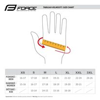 Gloves FORCE MTB Swipe Summer (black/grey) S