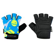 Gloves FORCE PLANETS KID (blue/fluorescent) L