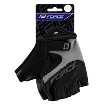 Gloves FORCE RAB 2 gel, (black/grey) XXL