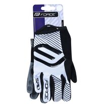 Gloves FORCE SHADE (white) M