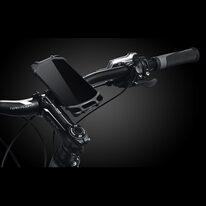 Holder for phone on handlebars FORCE (black)