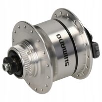 Stebulė su integruota dinama Shimano DH-3D72 // 6V - 3W // 36H, diskiniams CL, greitveržlė