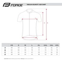 Marškinėliai FORCE ASCENT (raudona/mėlyna) 3XL