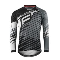 Jersey FORCE DOWNHILL (white/black) XXL