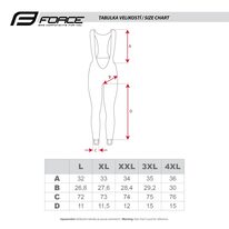 Kelnės FORCE SENSE,  (juoda) 4XL (-5 °C iki +5 °C)