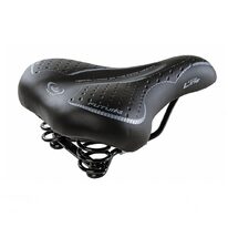 Saddle MonteGrappa City Lady su spyruoklėmis 250x190mm (black)