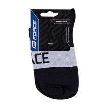 Kojinės FORCE Trace (pilka/juoda) L-XL 42-47