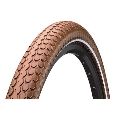 Tire Continental Ride Cruiser 700 x 55C (55-622) // reflective strip, inner tube (brown)