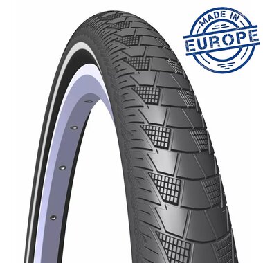 Tire Rubena CityHopper Classic Plus 28" x 2.00" (52-622) // V99, tube, puncture protection, with reflective strip