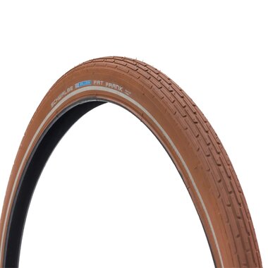 Шина Schwalbe Fat Frank 700 x 50C (50-622) // продается с внутренней трубой (DV), защита от проколов, светоотражающая полоса (коричневый/коричневый)