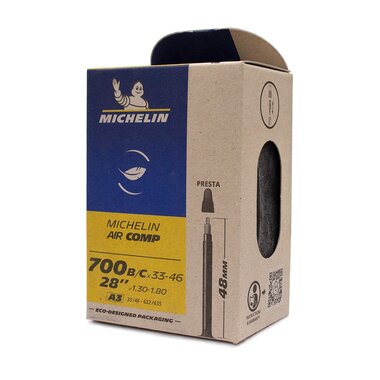 Tube Michelin Air Comp A3 28" x 1.30"/1.75" (33/46-622/635) // FV 48 mm