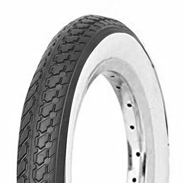 Tyre DSI 12x1/2x2 1/4 (62-203) SRI-82 with white sidewall