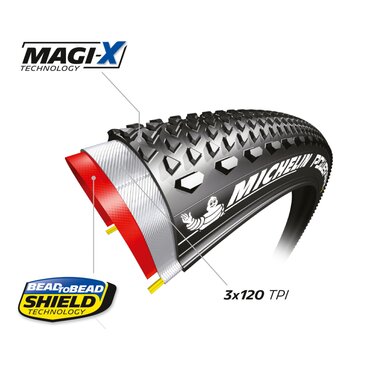 Шина MICHELIN Power Gravel TLR 700 x 33C (33-622) // бескамерная, складная