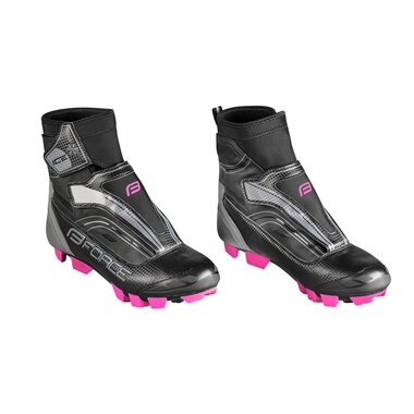 Winter shoes FORCE MTB ICE21 Lady (black/pink) 39