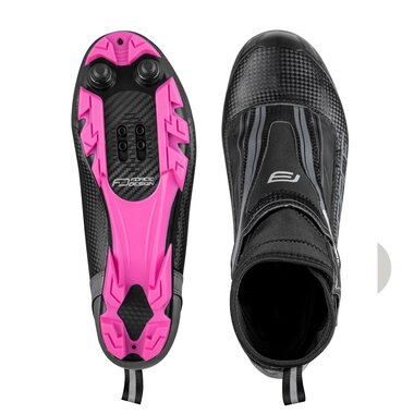 Winter shoes FORCE MTB ICE21 Lady (black/pink) 39